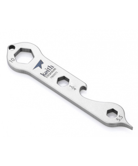 Titanová multifunkční klíčenka Keith Keychain Tools 14g Ti1706