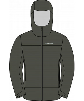 Montane NORSTE LITE JKT-MOSS-XL pánská bunda šedozelená