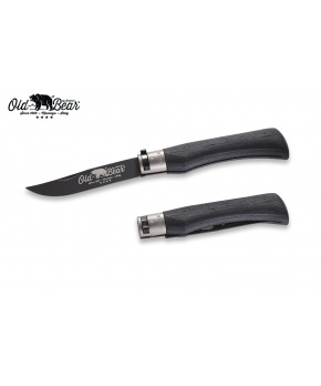 Kapesní nůž Antonini OldBear 9303/21_MNK černá nerezová čepel s PTFE,černá dřevěná rukojeť Kapesní nůž Antonini OldBear 9303/21_MNK černá nerezová čepel s PTFE,černá dřevěná rukojeť