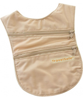 TravelSafe kapsa na tělo Holster Wallet beige