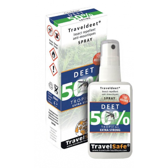 TravelSafe repelent Traveldeet 50% sprej