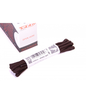 Tkaničky kulaté Tobby 0242-7132 brown multipack