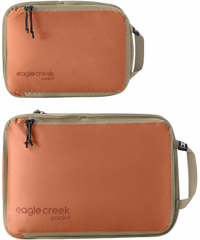 Eagle Creek kompresní obaly Pack-It Isolate Compression Cube Set S/M mandarin