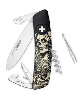 Swiza kapesní nůž D03 Dia de Muertos black Swiza kapesní nůž D03 Dia de Muertos black