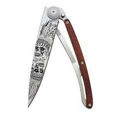 Deejo 1CB041 Tattoo indian skull, 37g, coralwood Deejo 1CB041 Tattoo indian skull, 37g, coralwood