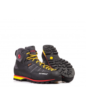 Approach obuv Fitwell Big Wall F6000/1 eVent anthracite yellow red