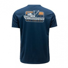 Commercial Boat SS Tech Tee  Blue Abyss, L