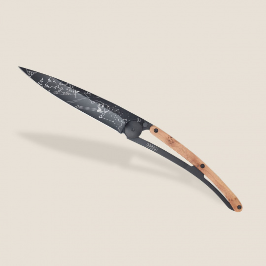 Deejo 1GB116 Tattoo, black 37g, juniper wood, Ski