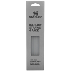 STANLEY TUMBLER ICEFLOW 890 ml slámky - brčka náhradní set 4 kusů čirá