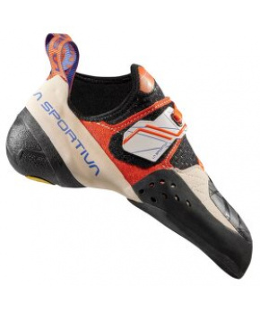 Lezečky La Sportiva Solution Woman White/Lily Orange_W00O03