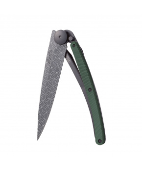 Kapesní nůž Deejo 1GM035 Tattoo Aluminium 37g aluminium khaki Perspective