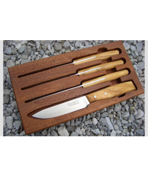 Sada steakových nožů LionSteel 9001S UL 4ks v dřevěném boxu