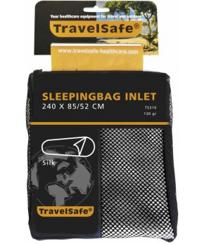 TravelSafe vložka do spacáku Silk Mummy off white