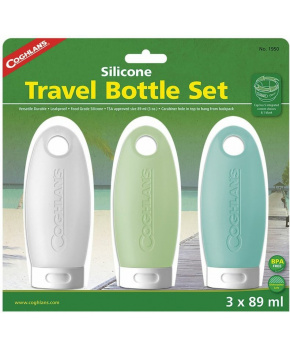 Coghlan´s sada lahviček Silicone Travel Bottles 3Pack
