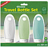 Coghlan´s sada lahviček Silicone Travel Bottles 3Pack