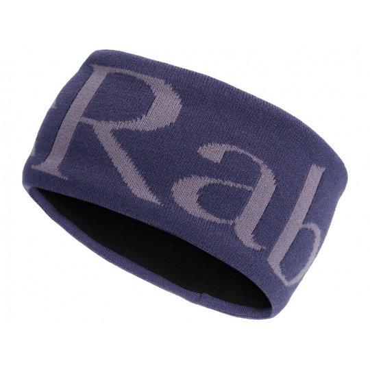 Rab Rab Knitted Logo Headband patriot blue/PTB ONE čelenka