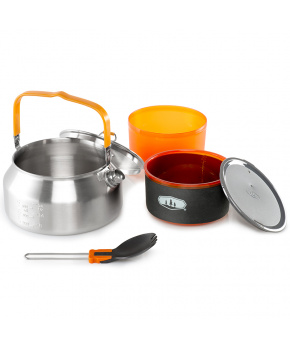 Sada nádobí na čaj GSI Outdoors Glacier Stainless Ketalist