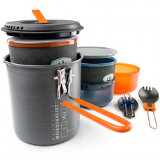 Sada Nádobí pro Dva GSI Outdoors Halulite Microdualist II Sada Nádobí pro Dva GSI Outdoors Halulite Microdualist II