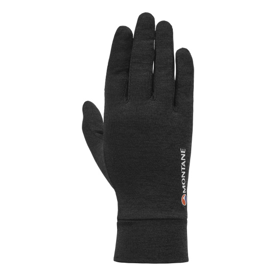 Montane FEM DART LINER GLOVE-BLACK-M dámské prstové rukavice černé