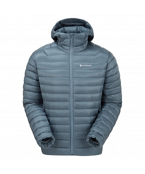Montane ANTI-FREEZE HOODIE-STONE BLUE-XL pánská bunda šedomodrá Montane ANTI-FREEZE HOODIE-STONE BLUE-XL pánská bunda šedomodrá