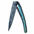 Kapesní nůž Deejo 1GB145 Tattoo Black 37g blue beech Fish