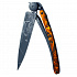 Kapesní nůž Deejo 1GM031 Tattoo Black 37g orange camo Trout