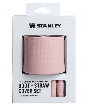 STANLEY Silikonový obal dna a kryt slámky The Quencher Boot + Straw Topper 1180 ml/40oz Pink Dusk