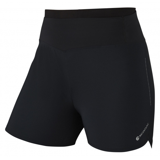 Montane FEM KATLA 4" SHORTS-BLACK-UK12/M dámské kraťasy černé