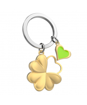 MTM Klíčenka Čtyřlístek pro štěstí - Clover 4 Luck