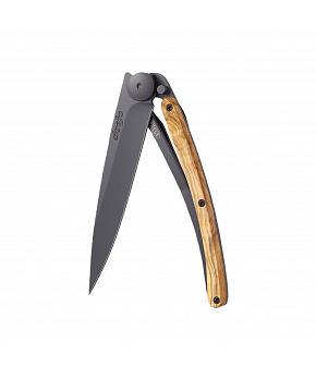Kapesní nůž Deejo 1GB001 Black 37g olive wood
