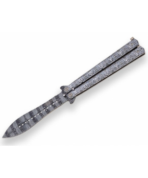 Joker motýlek Aluminium Green Ornamet One Edge Butterfly 105 mm Joker motýlek Aluminium Green Ornamet One Edge Butterfly 105 mm