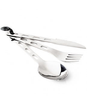 Nerezový Příbor GSI Outdoors Stainless 3 pc. Ring Cutlery Nerezový Příbor GSI Outdoors Stainless 3 pc. Ring Cutlery