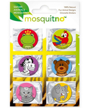 MosquitNo samolepky Citronella Stickers Safari Animals 1