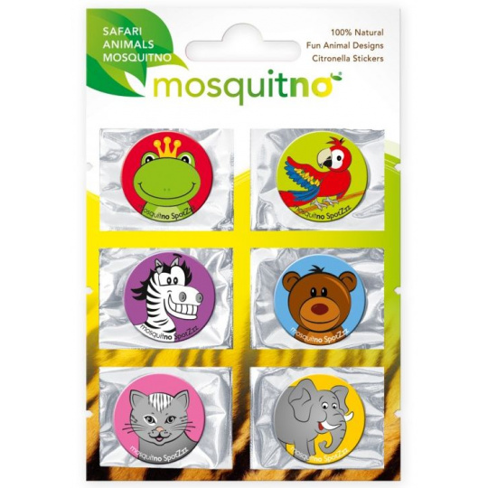 MosquitNo samolepky Citronella Stickers Safari Animals 1