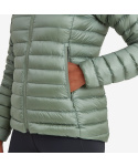 Montane FEM ANTI-FREEZE HOODIE-PALE SAGE-UK10/S dámská bunda šedozelená