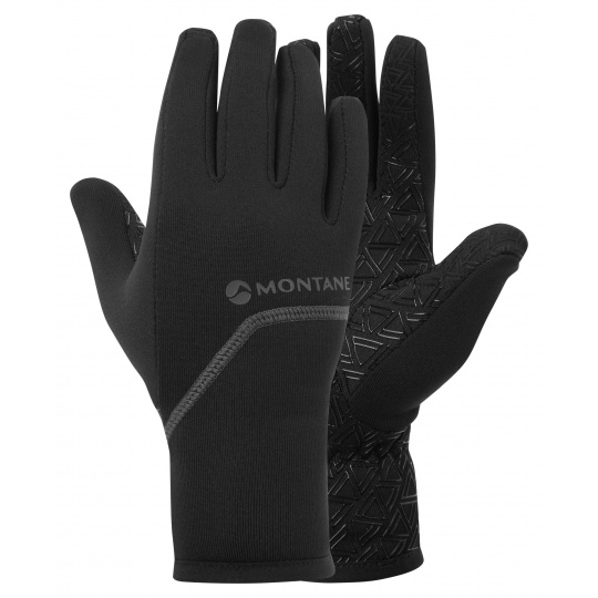Montane FEM POWERSTRETCH PRO GRIPPY GLOVE-BLACK-S dámské rukavice černé