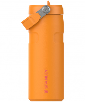 STANLEY Termoláhev The IceFlow™ Bottle Flip Straw 2.0 470 ml/16oz Goldenrod Coral