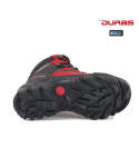 Dětská turistická obuv Duras Rocker Kid II WaterProof red black