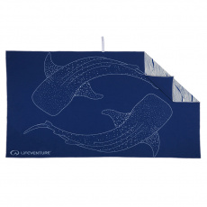 Lifeventure Recycled SoftFibre Trek Towel; whale