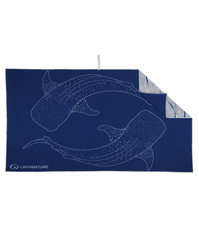 Lifeventure Recycled SoftFibre Trek Towel; whale Lifeventure Recycled SoftFibre Trek Towel; whale