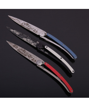 Sada kapesních nožů Deejo DEE24H004 24H Le Mans aluminium 3x37g limitovaná edice Sada kapesních nožů Deejo DEE24H004 24H Le Mans aluminium 3x37g limitovaná edice