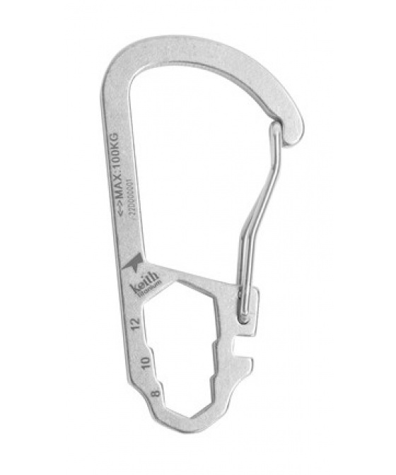 Titanová karabina Keith 60 mm - klíč