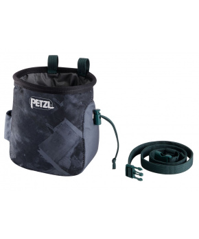 Petzl SAKA DARK GRAY pytlík na magnézium šedý