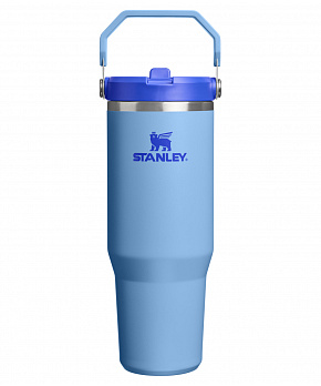 STANLEY Termoláhev s integrovanou slámkou The IceFlow™ Flip Straw 2.0 Tumbler 890 ml/30oz Blue Sky