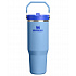 STANLEY Termoláhev s integrovanou slámkou The IceFlow™ Flip Straw 2.0 Tumbler 890 ml/30oz Blue Sky