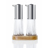 AdHoc Dávkovač CRYSTAL na olej nebo balzamico čirý set 2 kusů s podstavcem