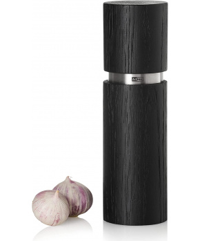 AdHoc Mlýnek na pepř nebo sůl Textura, CeraCut, jasanové dřevo černý 20cm AdHoc Mlýnek na pepř nebo sůl Textura, CeraCut, jasanové dřevo černý 20cm
