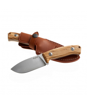Dýka LionSteel M2 UL čepel ocel D2,rukojeť olivové dřevo,pouzdro