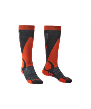 Bridgedale Ski Lightweight graphite/orange/135 Bridgedale Ski Lightweight graphite/orange/135