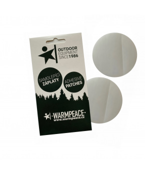 Univerzální samolepicí záplaty Warmpeace  - 2x kolečko 75 mm